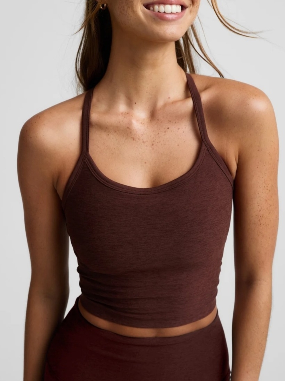 Beyond Yoga Spacedye Slim Racerback Cropped Tank Large NWT